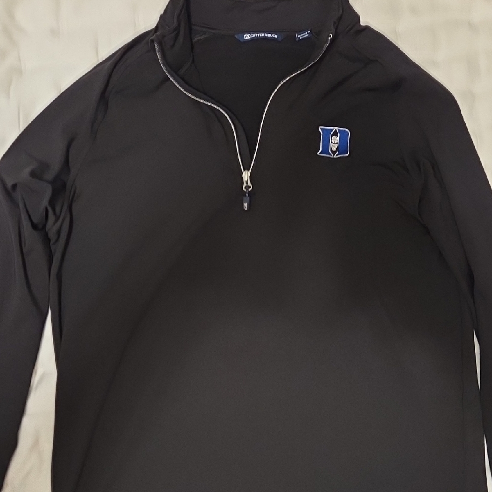 Cutter & Buck Black Lightweight Quarter Zip